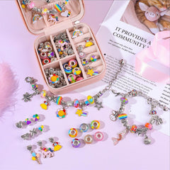 Rainbow 66-piece set jewelry box