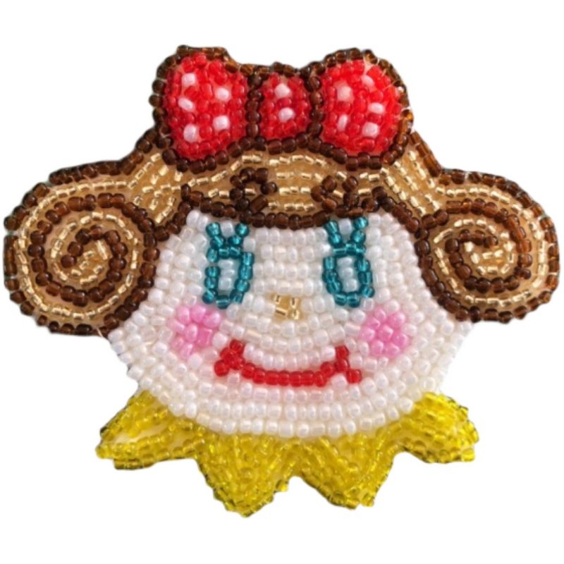 Beaded Brooch