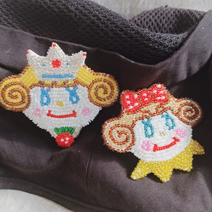 Beaded Brooch