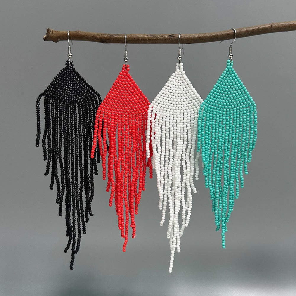 beaded earrings