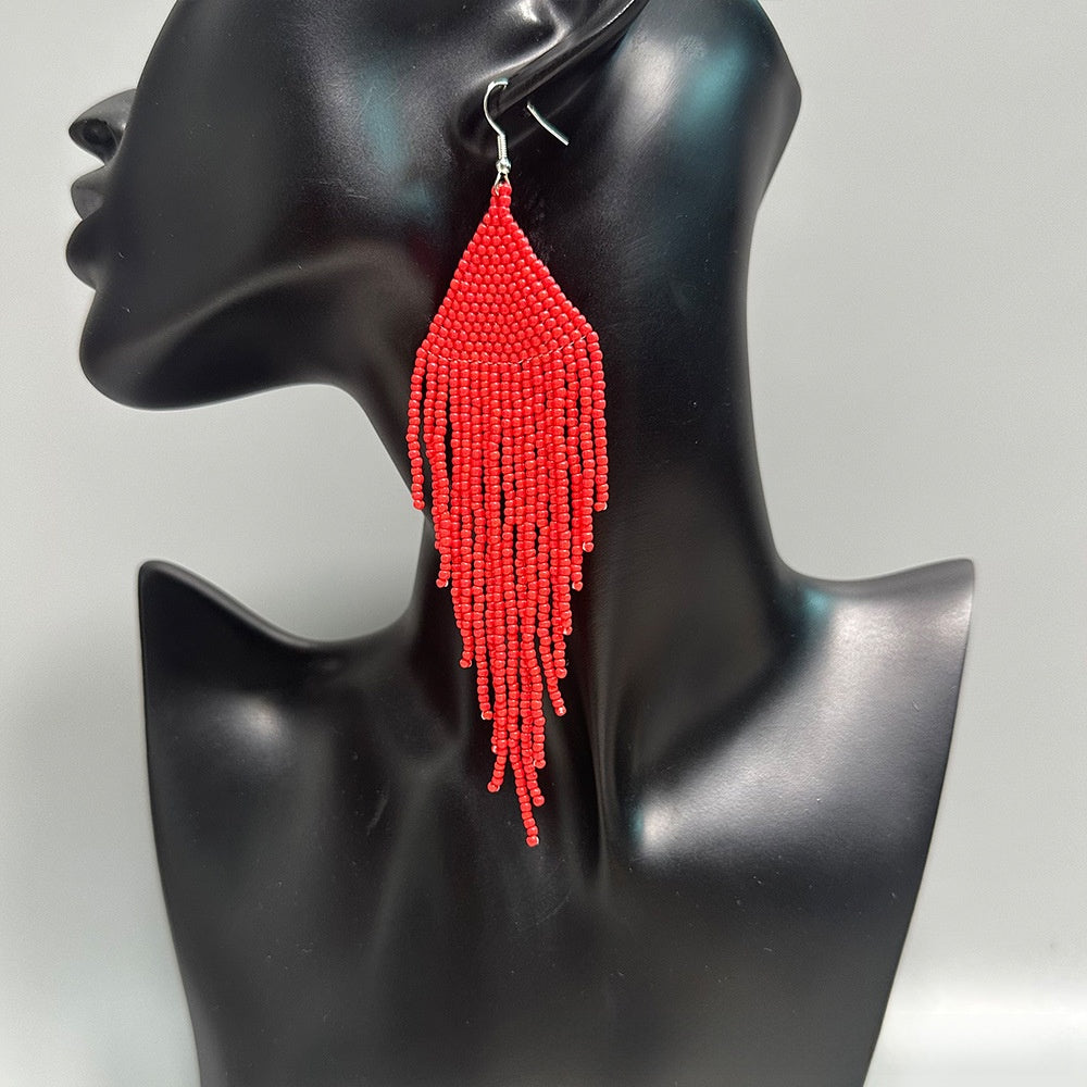 beaded earrings