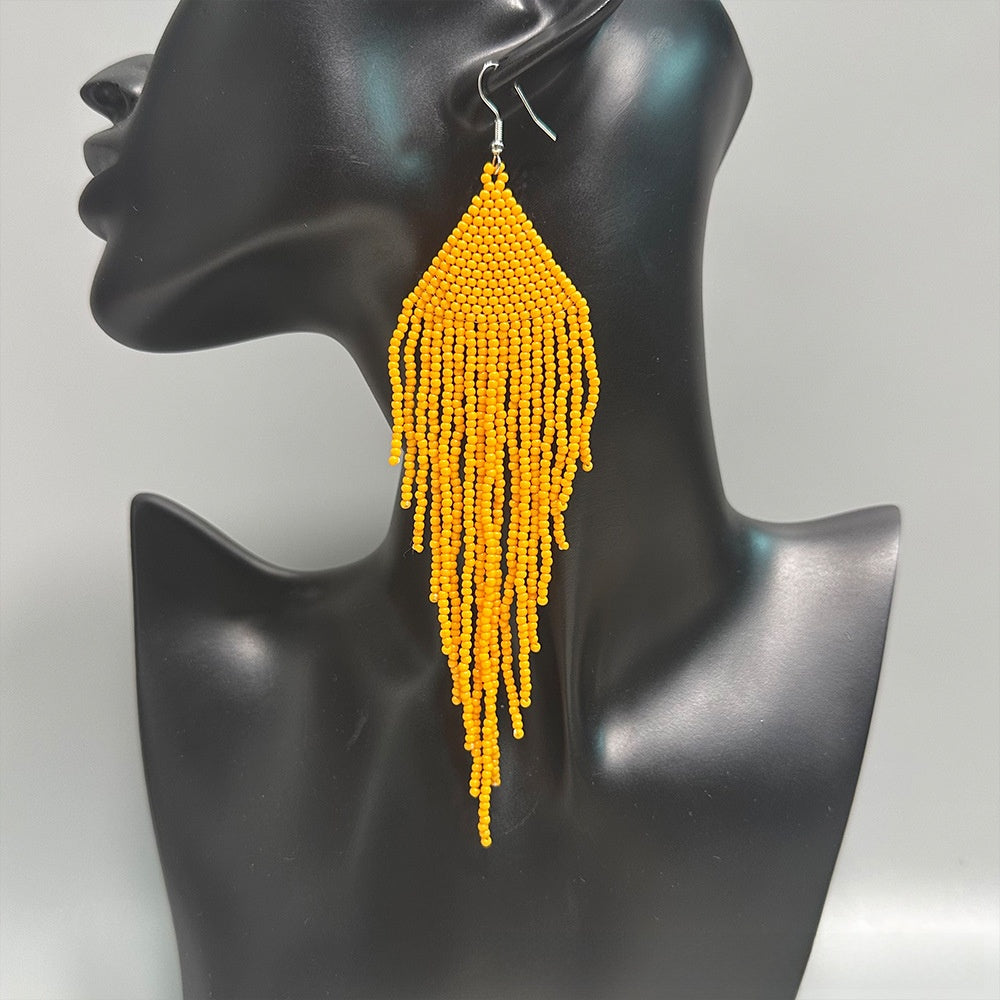 beaded earrings