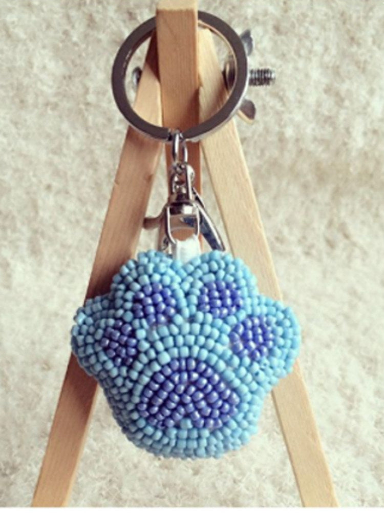 Beaded Keychain Pendant