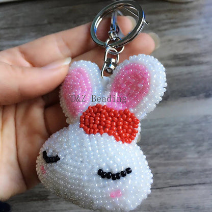 Beaded Keychain Pendant