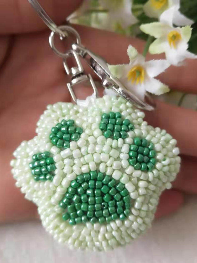 Beaded Keychain Pendant