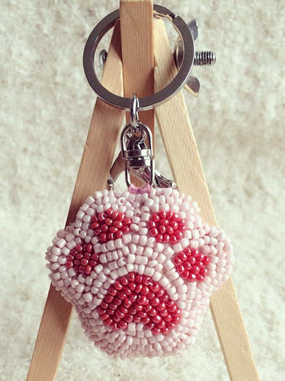 Beaded Keychain Pendant