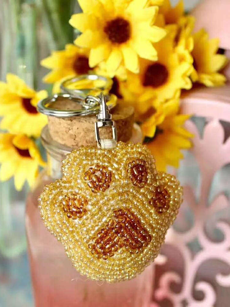 Beaded Keychain Pendant