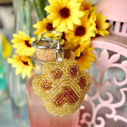 Beaded Keychain Pendant