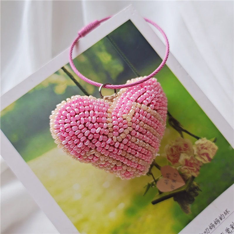 Beaded Keychain Pendant