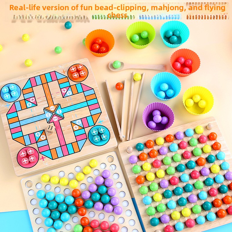 Beaded puzzle toy