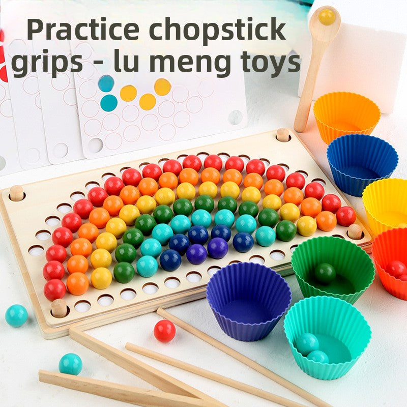 Beaded puzzle toy