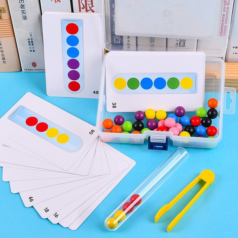 Beaded puzzle toy