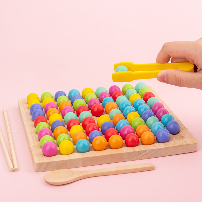 Beaded puzzle toy