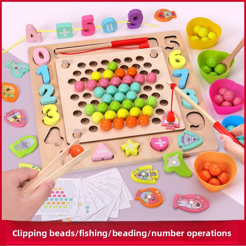 Beaded puzzle toy