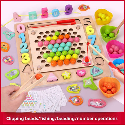 Beaded puzzle toy