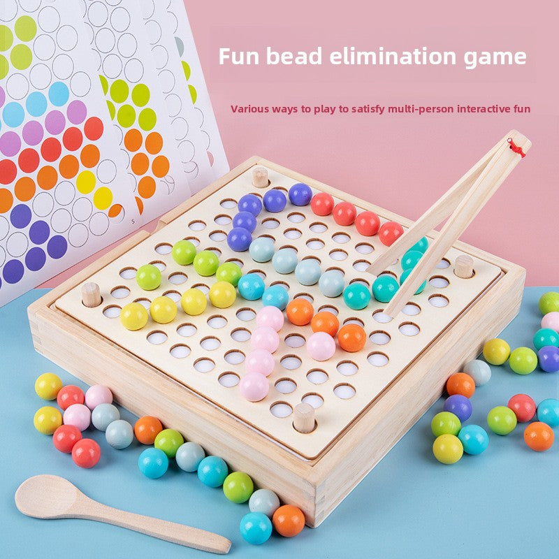 Beaded puzzle toy