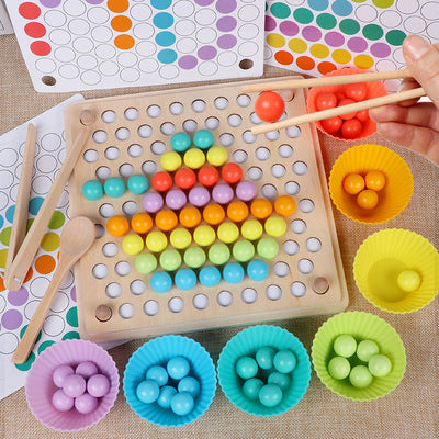 Beaded puzzle toy