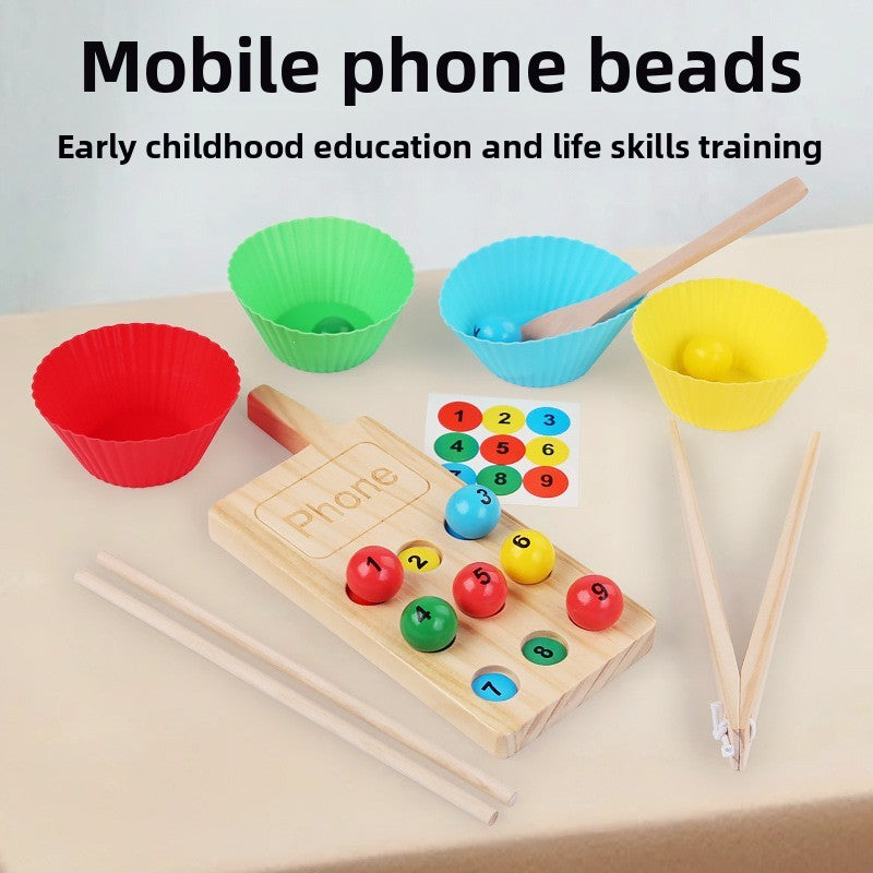 Beaded puzzle toy