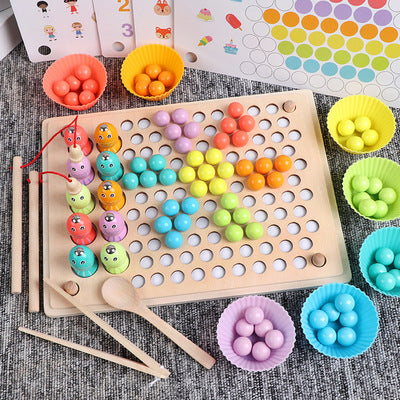 Beaded puzzle toy