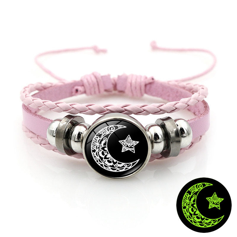 beaded woven bracelet