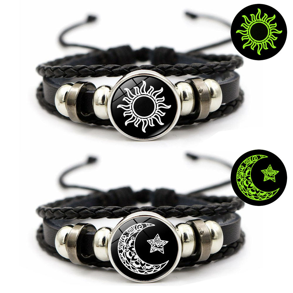 beaded woven bracelet