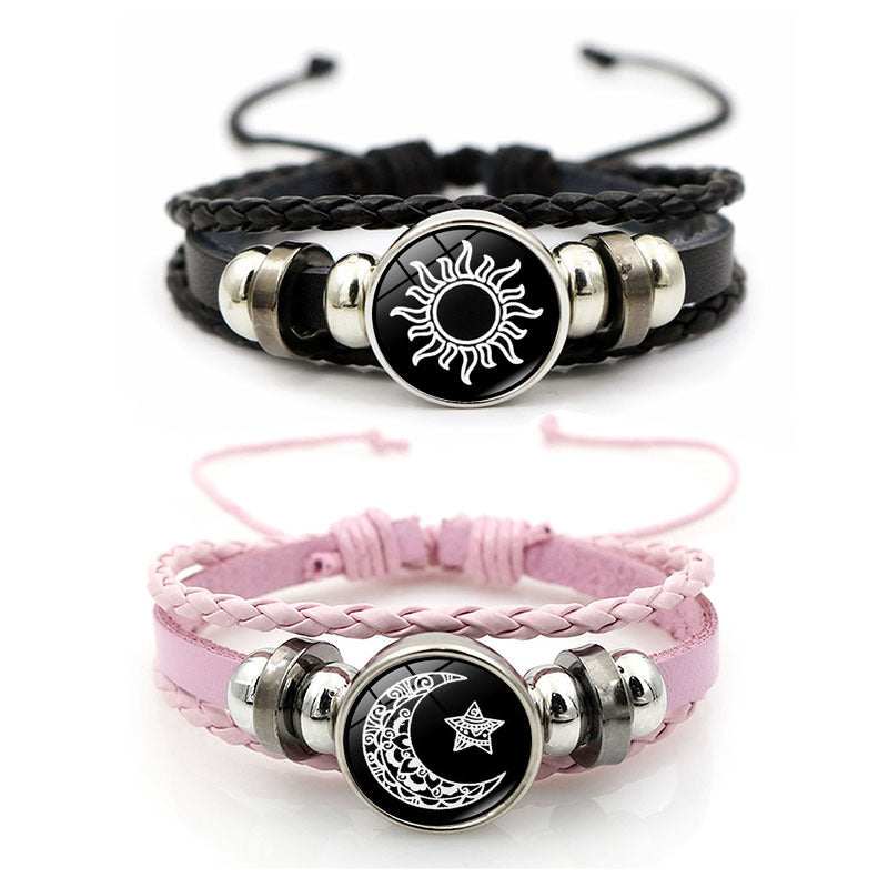 beaded woven bracelet