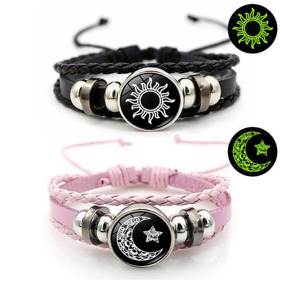 beaded woven bracelet