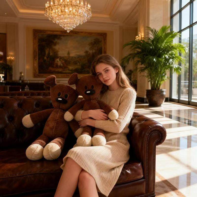 Bean Bear Doll Oversized Plush Doll