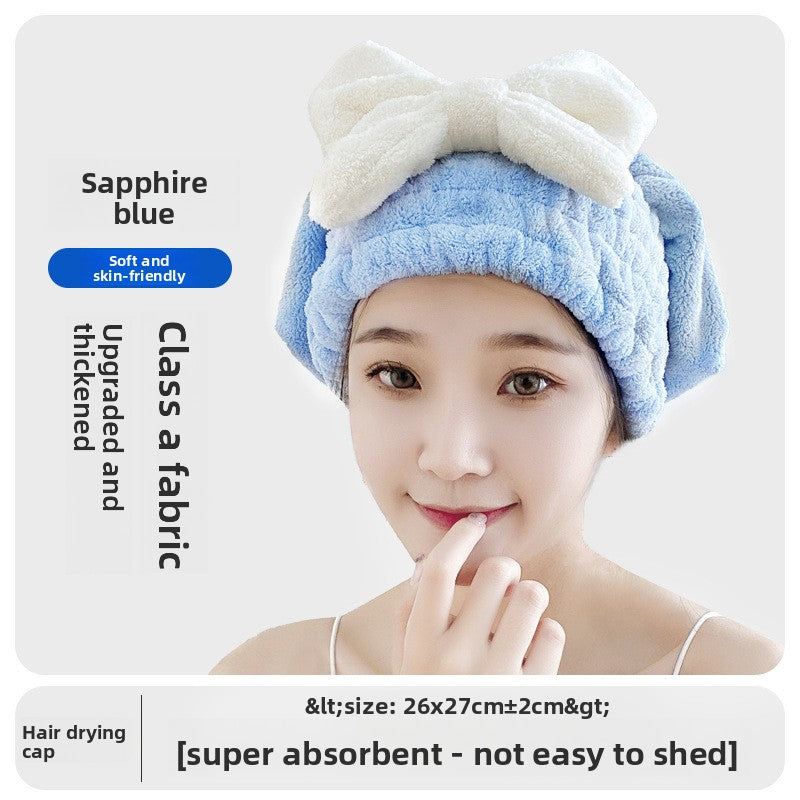 Bear Pattern Hair Drying Cap