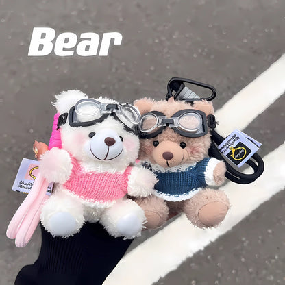 Bear Pilot Plush Hanging Item