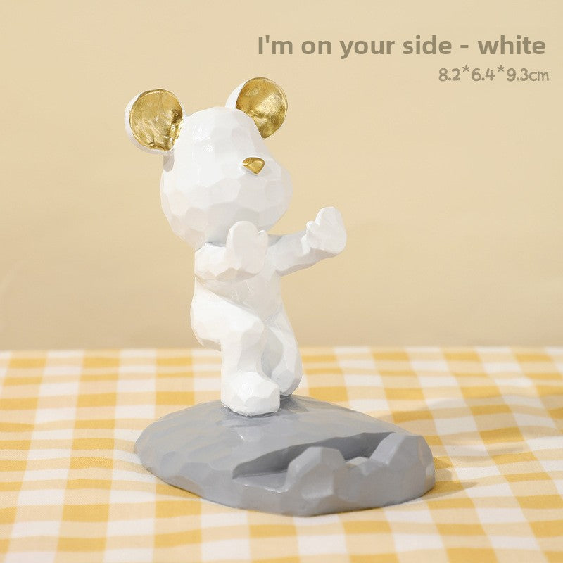 Bear-Shaped Phone Stand