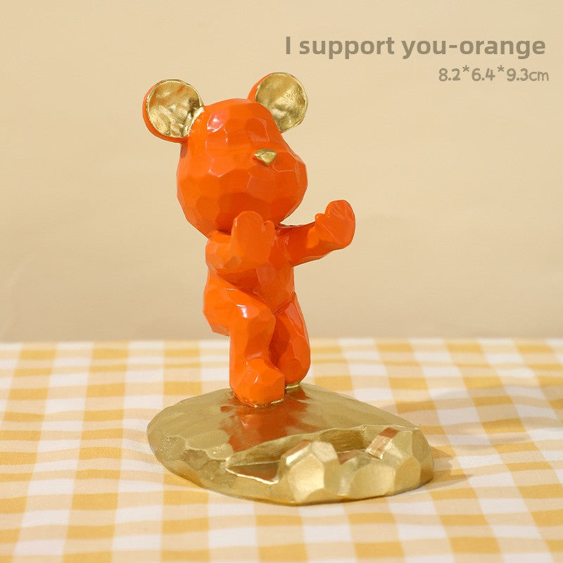 Bear-Shaped Phone Stand