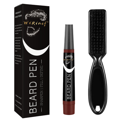 Beard Filler Pen with Brush for Men
