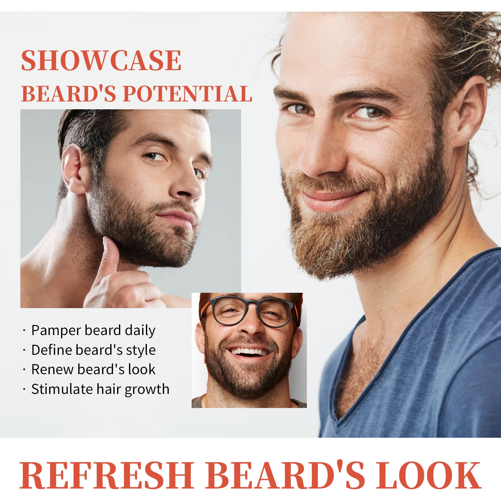 Beard Growth Roller Moisturizing Tool