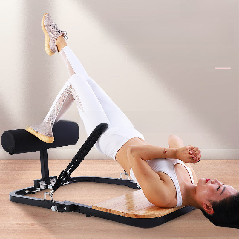 Beautiful hip trainer hip trainer yoga fitness equipment postpartum repair leg hip elastic stretch exercise artifact
