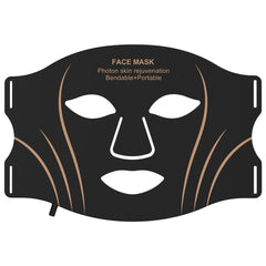 Black gold scarf mask