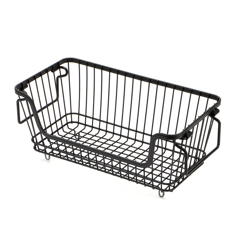 Wrought Iron Storage Basket – Stylish Creative Home Organizer