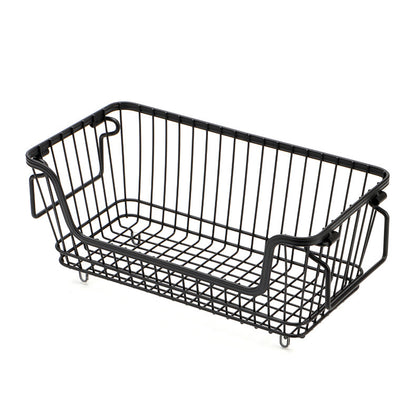 Wrought Iron Storage Basket – Stylish Creative Home Organizer