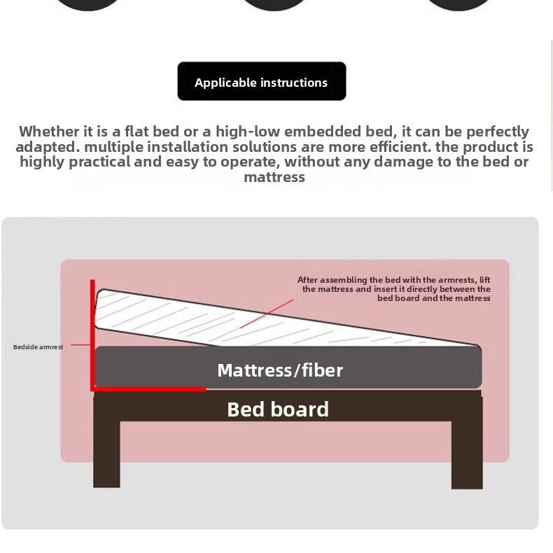 bed assist rail