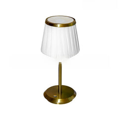Beige pleated cloth cover