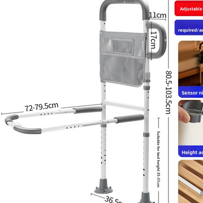 Bedside assistive grab bar