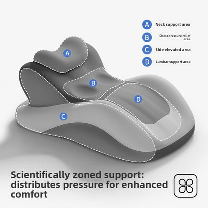 Bedside prone sleeping pillow