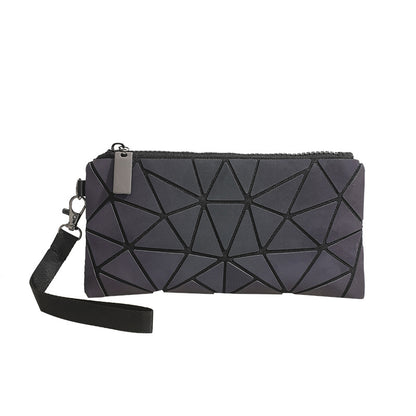 Stylish Irregular Patchwork Geometric Pattern Clutch for Every.