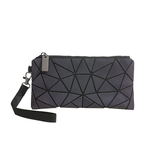 Stylish Irregular Patchwork Geometric Pattern Clutch for Every.
