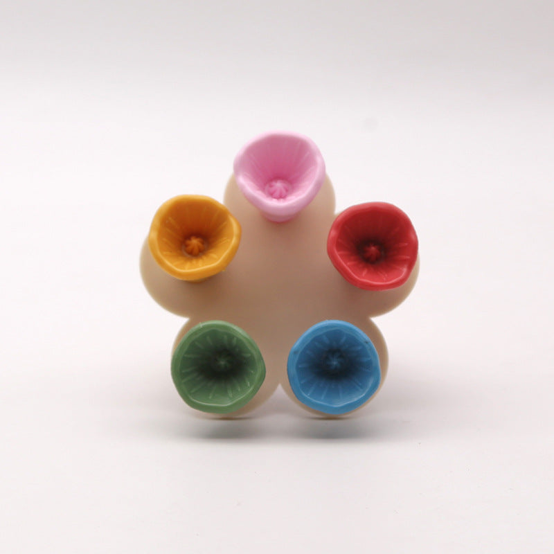 Bee Insect Drinking Cup with Resin Flower