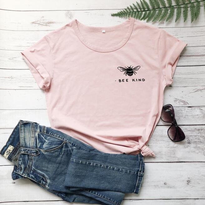 Bee Print Cotton T-Shirt
