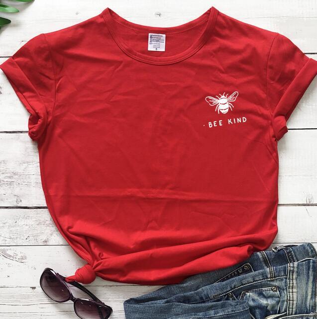 Bee Print Cotton T-Shirt