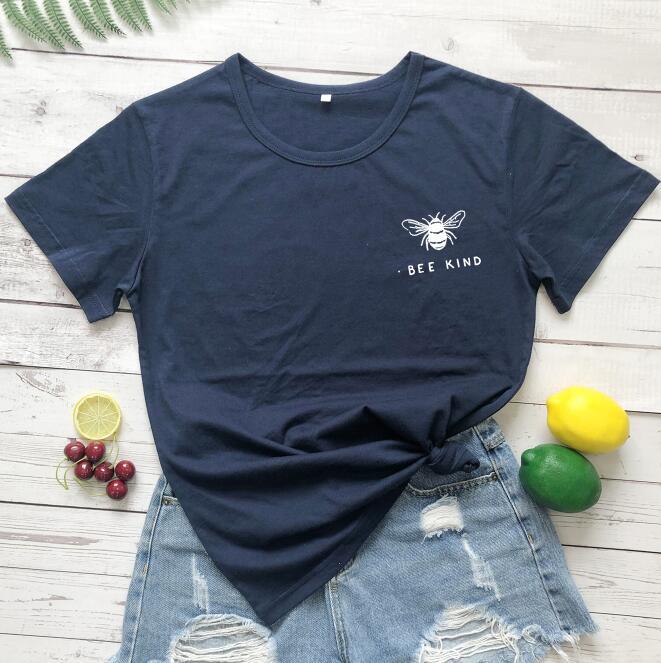 Bee Print Cotton T-Shirt