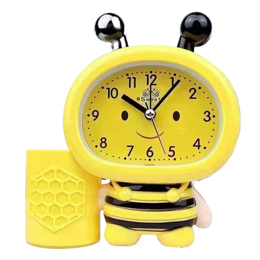 Bee-Shaped Pen Holder Alarm Clock