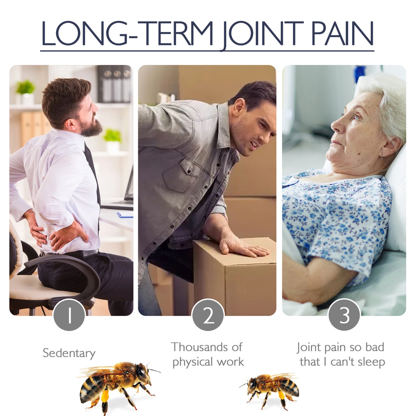 Bee venom joint care